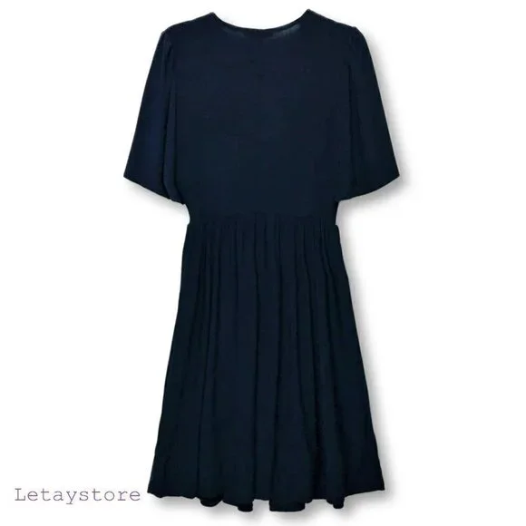 NWT Tiana B Beaded Neck Elbow Sleeve Cocktail Party Mini Dress